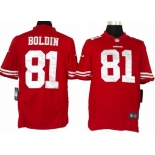 Nike San Francisco 49ers #81 Anquan Boldin Red Limited Jersey