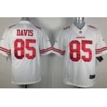 Nike San Francisco 49ers #85 Vernon Davis White Limited Jersey
