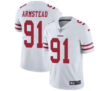 Nike San Francisco 49ers #91 Arik Armstead White Men's Stitched NFL Vapor Untouchable Limited Jersey