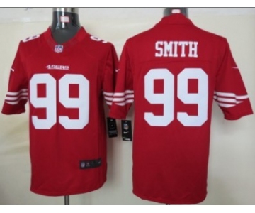 Nike San Francisco 49ers #99 Aldon Smith Red Limited Jersey