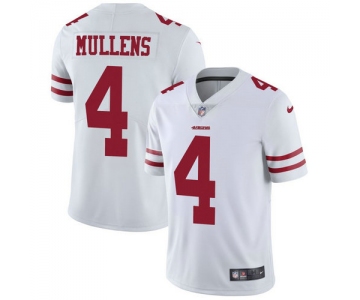 Nike San Francisco 49ers Nick Mullens white NFL Vapor Untouchable Limited Jersey