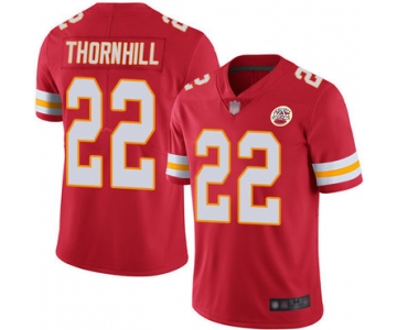 Chiefs #22 Juan Thornhill Red Team Color Men's Stitched Football Vapor Untouchable Limited Jersey
