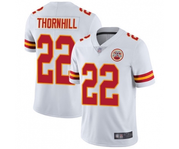 Chiefs #22 Juan Thornhill White Men's Stitched Football Vapor Untouchable Limited Jersey