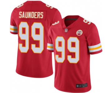 Chiefs #99 Khalen Saunders Red Team Color Men's Stitched Football Vapor Untouchable Limited Jersey