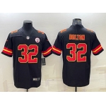 Men's Kansas City Chiefs #32 Nick Bolton Black Vapor Untouchable Limited Stitched Football Jersey
