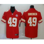 Men's Kansas City Chiefs #49 Daniel Sorensen Red 2017 Vapor Untouchable Stitched NFL Nike Limited Jersey