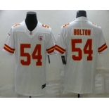 Men's Kansas City Chiefs #54 Nick Bolton White 2021 Vapor Untouchable Stitched NFL Nike Limited Jersey