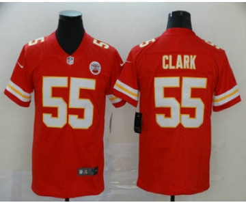 Men's Kansas City Chiefs #55 Frank Clark Red 2017 Vapor Untouchable Stitched NFL Nike Limited Jersey