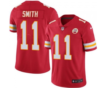 Nike Chiefs #11 Alex Smith Red Team Color Men's Stitched NFL Vapor Untouchable Limited Jersey