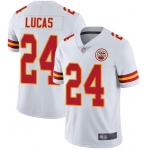 Nike Chiefs 24 Jordan Lucas White Vapor Untouchable Limited Jersey