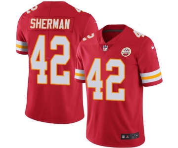 Nike Chiefs #42 Anthony Sherman Red Team Color Men's Stitched NFL Vapor Untouchable Limited Jersey