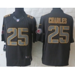Nike Kansas City Chiefs #25 Jamaal Charles Black Impact Limited Jersey
