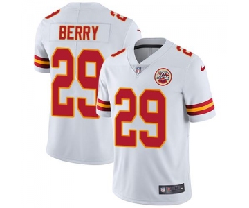 Nike Kansas City Chiefs #29 Eric Berry White Men's Stitched NFL Vapor Untouchable Limited Jersey