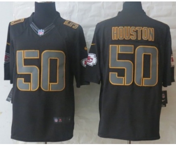 Nike Kansas City Chiefs #50 Justin Houston Black Impact Limited Jersey