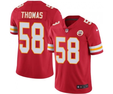 Nike Kansas City Chiefs #58 Derrick Thomas Red Team Color Men's Stitched NFL Vapor Untouchable Limited Jersey