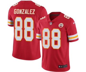 Nike Kansas City Chiefs #88 Tony Gonzalez Red Team Color Men's Stitched NFL Vapor Untouchable Limited Jersey