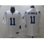 Men Indianapolis Colts 11 Pittman jr White Nike Vapor Untouchable Limited 2021 NFL Jersey