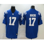 Men's Indianapolis Colts #17 Philip Rivers Royal Blue 2020 Vapor Untouchable Stitched NFL Nike Limited Jersey