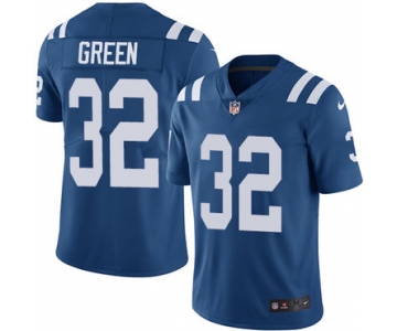 Nike Colts #32 T.J. Green Royal Blue Team Color Men's Stitched NFL Vapor Untouchable Limited Jersey