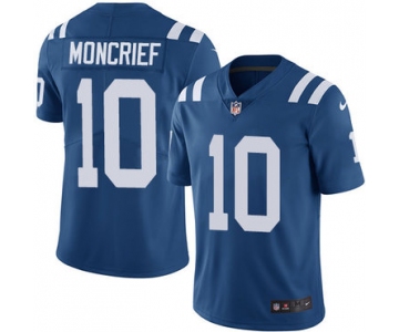Nike Indianapolis Colts #10 Donte Moncrief Royal Blue Team Color Men's Stitched NFL Vapor Untouchable Limited Jersey