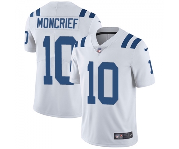 Nike Indianapolis Colts #10 Donte Moncrief White Men's Stitched NFL Vapor Untouchable Limited Jersey