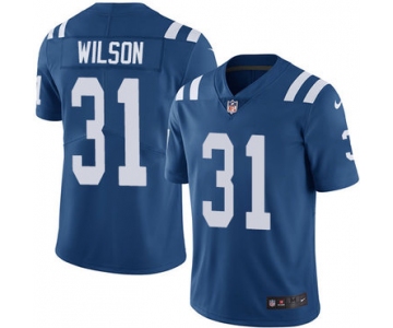 Nike Indianapolis Colts #31 Quincy Wilson Royal Blue Team Color Men's Stitched NFL Vapor Untouchable Limited Jersey