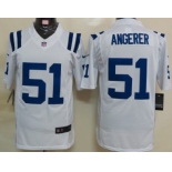 Nike Indianapolis Colts #51 Pat Angerer White Limited Jersey