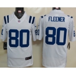 Nike Indianapolis Colts #80 Coby Fleener White Limited Jersey