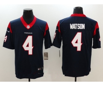 Men's Houston Texans #4 Deshaun Watson Navy Blue Vapor Untouchable Stitched NFL Nike Limited Jersey