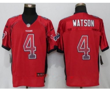 Men's Houston Texans #4 Deshaun Watson Red Drift Stitched NFL Nike Fashion Jersey