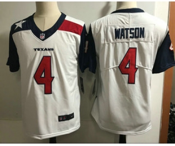 Men's Houston Texans #4 Deshaun Watson White 2018 Vapor Untouchable Stitched NFL Nike Limited Jersey