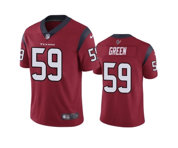 Men's Houston Texans #59 Kenyon Green Red Vapor Untouchable Limited Stitched Jersey