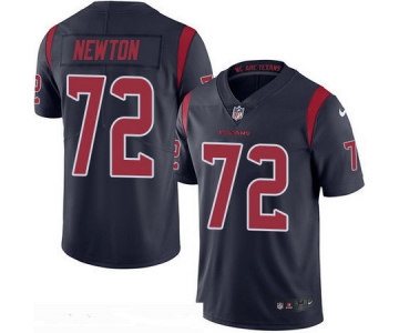 Men's Houston Texans #72 Derek Newton Navy Blue 2016 Color Rush Stitched NFL Nike Limited Jersey