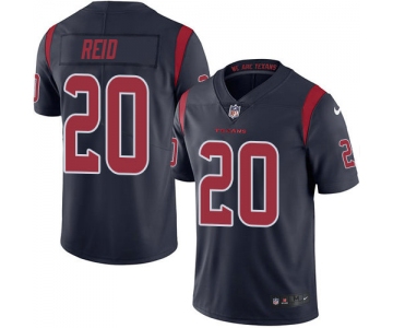 Men's Nike Houston Texans #20 Justin Reid Navy Blue Stitched NFL Limited Rush Jersey
