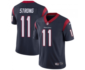 Nike Houston Texans #11 Jaelen Strong Navy Blue Team Color Men's Stitched NFL Vapor Untouchable Limited Jersey