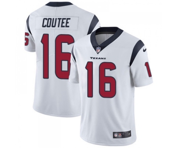 Nike Houston Texans #16 Keke Coutee White Men's Stitched NFL Vapor Untouchable Limited Jersey