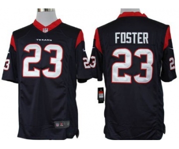 Nike Houston Texans #23 Arian Foster Blue Limited Jersey