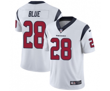 Nike Houston Texans #28 Alfred Blue White Men's Stitched NFL Vapor Untouchable Limited Jersey