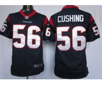Nike Houston Texans #56 Brian Cushing Blue Limited Jersey