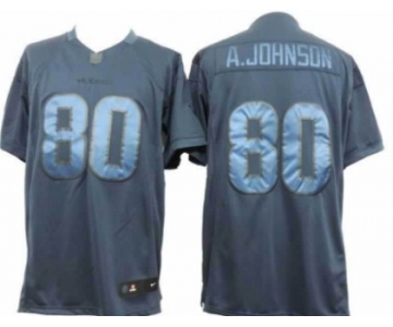 Nike Houston Texans #80 Andre Johnson Drenched Limited Blue Jersey