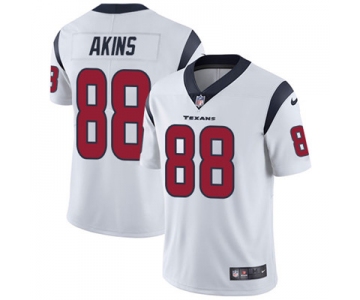 Nike Houston Texans #88 Jordan Akins White Men's Stitched NFL Vapor Untouchable Limited Jersey