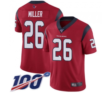 Nike Texans #26 Lamar Miller Red Alternate Men's Stitched NFL 100th Season Vapor Limited Jersey