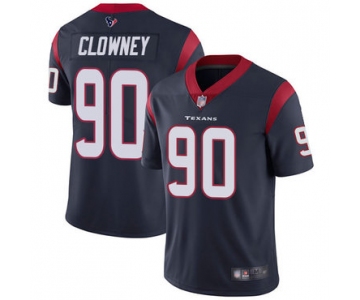 Texans #90 Jadeveon Clowney Navy Blue Team Color Men's Stitched Football Vapor Untouchable Limited Jersey