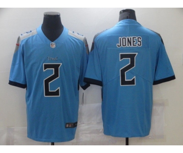 Men Tennessee Titans Julio Jones #2 Light Blue Vapor Untouchable Limited Jersey
