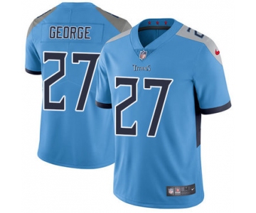 Nike Tennessee Titans #27 Eddie George Light Blue Team Color Men's Stitched NFL Vapor Untouchable Limited Jersey