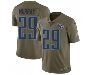 Nike Tennessee Titans #29 DeMarco Murray Olive Men's Stitched NFL Limited 2017 Salute to Service Jersey