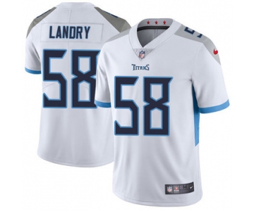 Nike Tennessee Titans #58 Harold Landry White Men's Stitched NFL Vapor Untouchable Limited Jersey