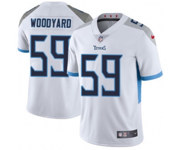 Nike Tennessee Titans #59 Wesley Woodyard White Men's Stitched NFL Vapor Untouchable Limited Jersey