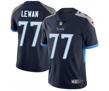 Nike Tennessee Titans #77 Taylor Lewan Navy Blue Alternate Men's Stitched NFL Vapor Untouchable Limited Jersey