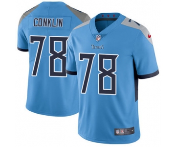 Nike Tennessee Titans #78 Jack Conklin Light Blue Team Color Men's Stitched NFL Vapor Untouchable Limited Jersey